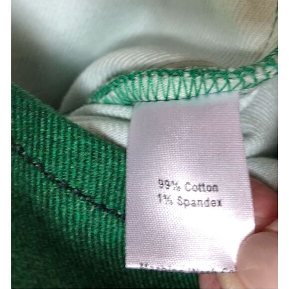 MEGAN RENEE - 🎉HP x 3🎉 NWOT - L Sz 33 (12/14) Green Denim Bodycon Mini Skirt - Picture 12 of 16